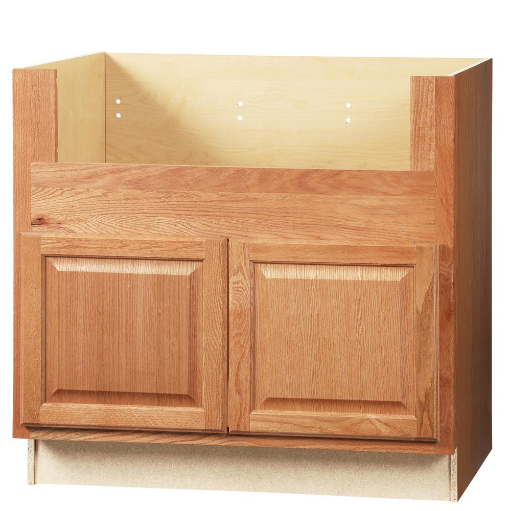 Hampton Bay Hampton Assembled 36x34.5x24 in. Farmhouse Apron-Front Sink