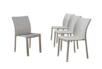 Armless Wicker Dining Chairs Outdoor dining wicker hampton bay armless gray chairs chair beacon park cushions homedepot midnight pack patio