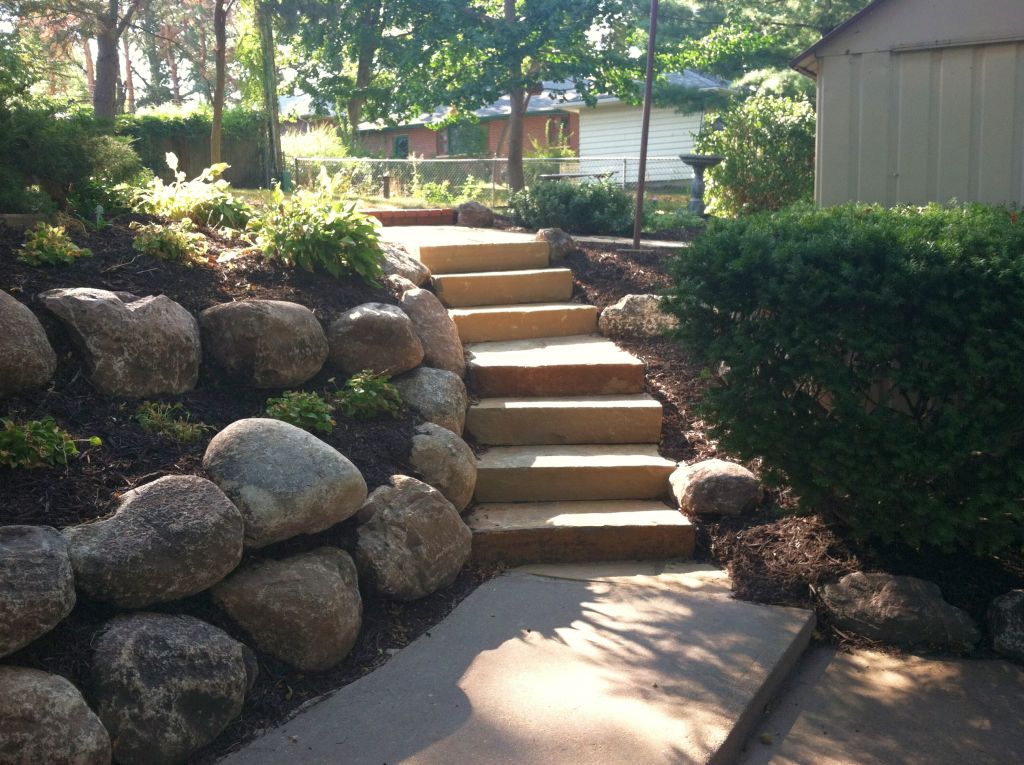 Landscaping Designs with Big Rocks Natural landscaping designs with big rocks