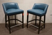 low back leather counter stools Swivel frontgate henning