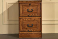 solid wood 2 drawer file cabinet Solid oak 2-drawer file cabinet #2