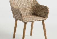 All Weather Wicker Dining Chair with Arms Atlantic liberty all-weather wicker patio dining side chair