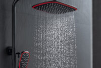 rain shower system with handheld Rain shower system brushed nickel , shower head handheld combo, rain