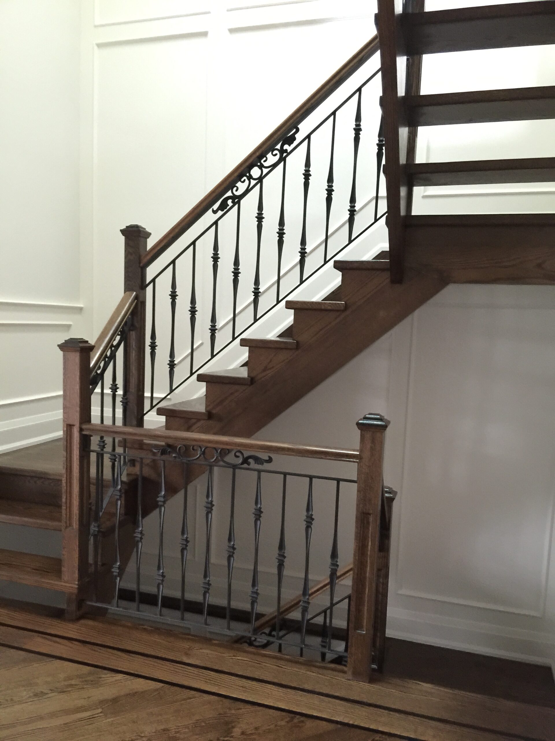 wrought iron stair railings interior Metal stair railings arizona