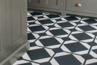 black and white vinyl tile flooring Black and white checkerboard floor