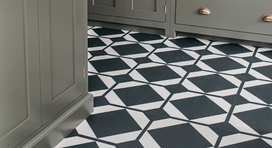 black and white vinyl tile flooring Black and white checkerboard floor