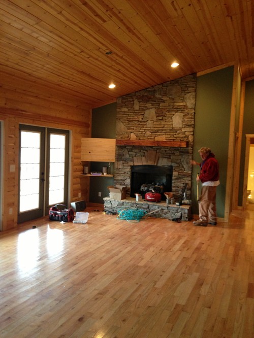 log cabin interior paint colors Log cabin interior rustic bedroom paint homes bedrooms house dark walls colors wood trim interiors modern adirondack exterior logs stained