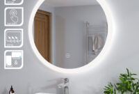 round bathroom mirror with light Bathroom lighting ideas over round mirror – decoomo