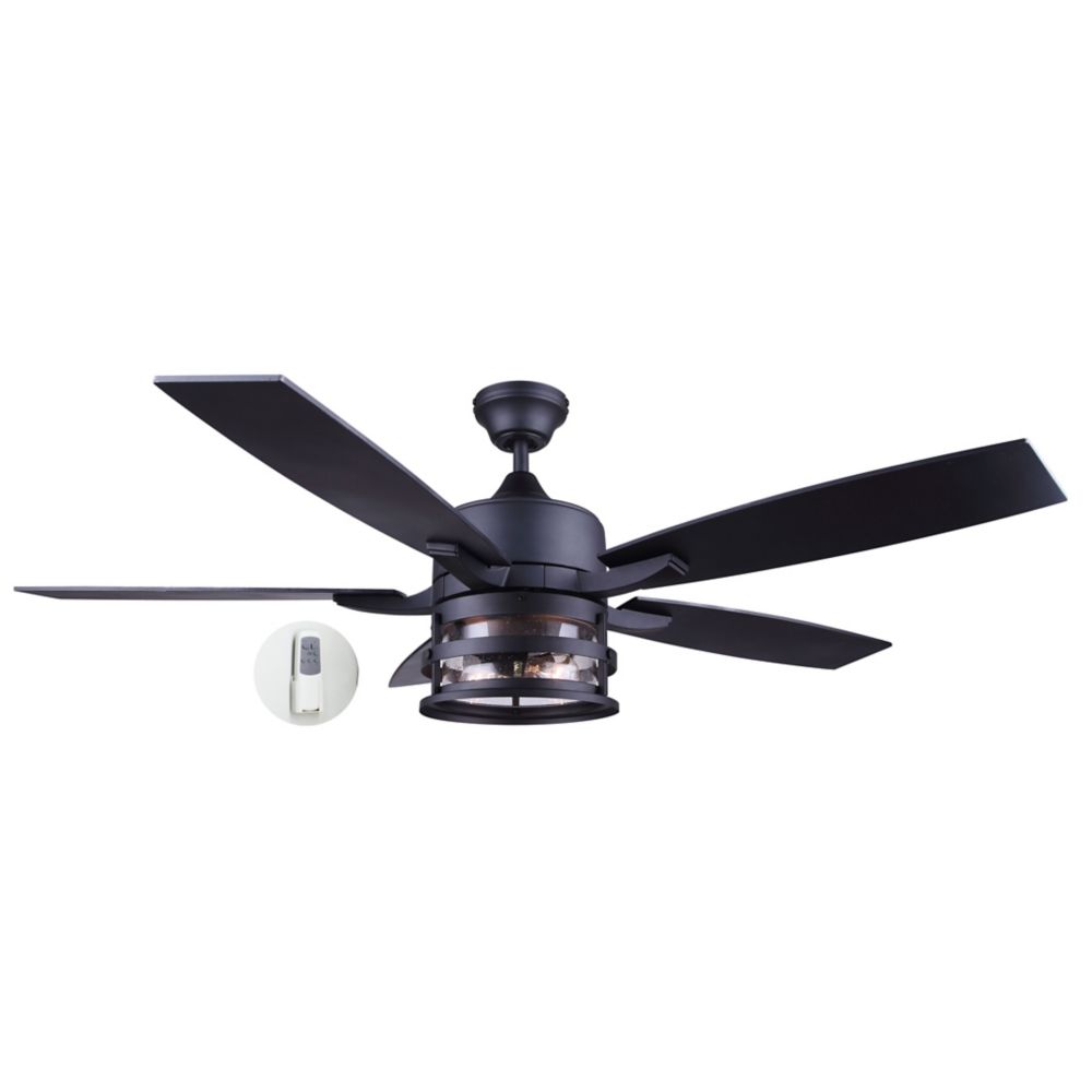 matte black ceiling fan with light Highbury bronze homedepot hampton ventilador oakhurst gunnar sidlow hugger blades quickinstall bathroomsets