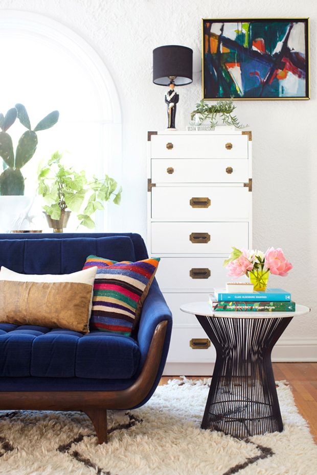 Decorating Navy Fall decor in navy and blue