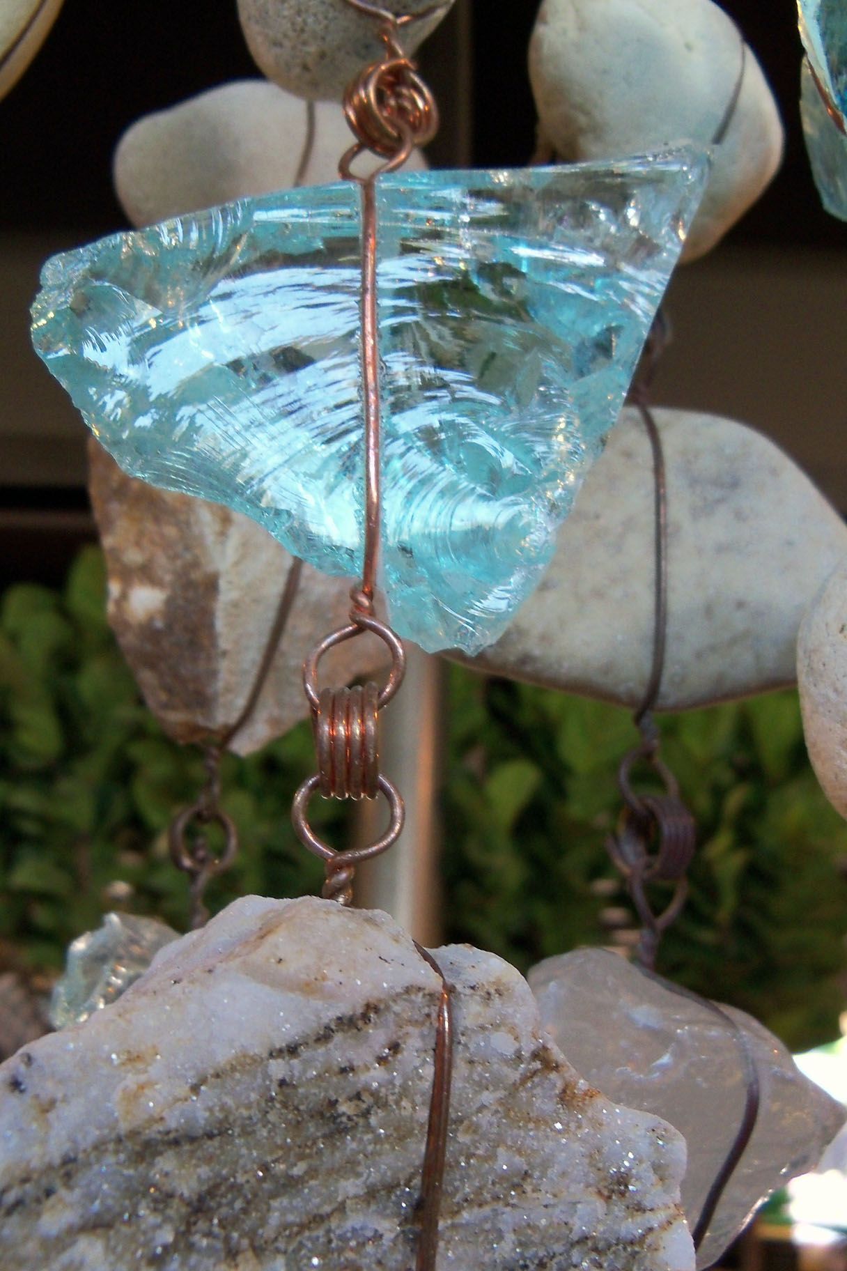 how to make a rain chain with rocks Eight beautiful rain chain ideas