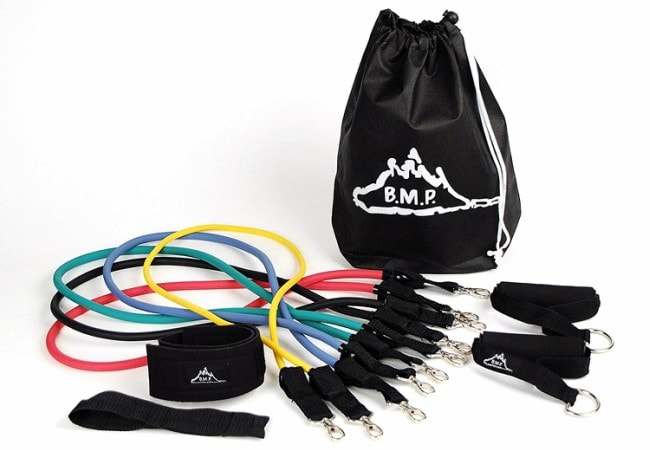 black mountain products resistance band set Black mountain products heavyweight resistance band kit