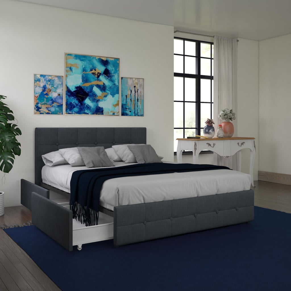 Toversize Tufted Platform Bed with Storage Upholstered royal modus geneva mattress headboards rafferty sleigh