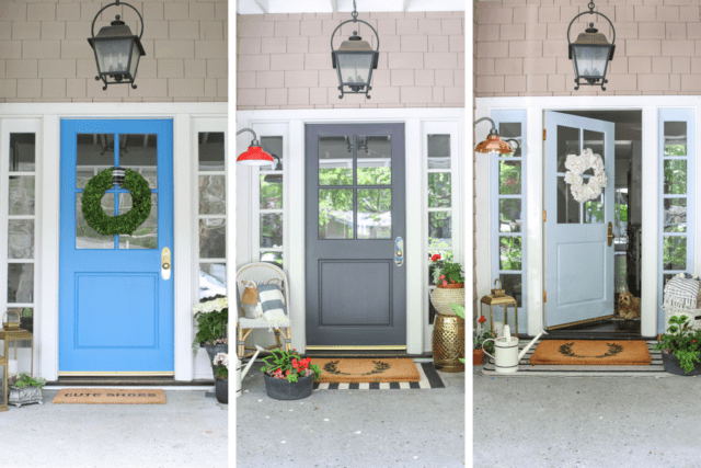 how to paint a front door without removing it Advantages using best paint for front doors