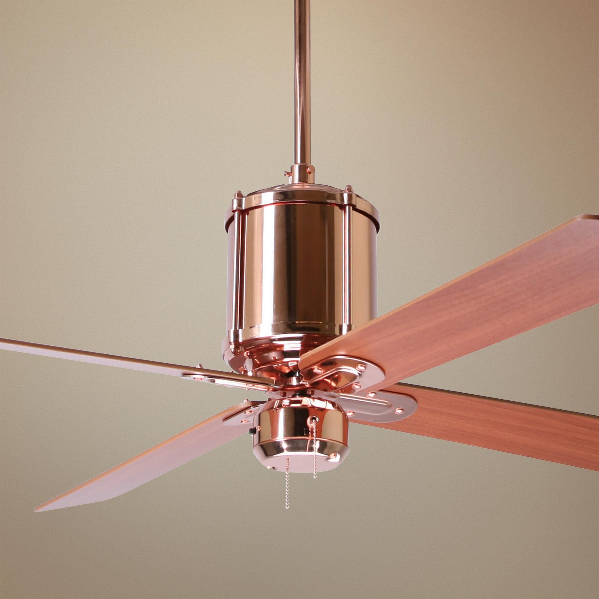 copper ceiling fan with light Copper ceiling fan polished fans industry visit lampsplus light lighting modern lights choose board