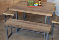 Reclaimed Wood Dining Table Metal Legs Reclaimed aftcra