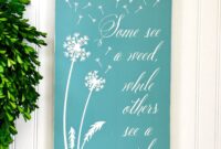 some see weeds others see wishes Amazon.com: some see a weed others see a wish motivational wall art