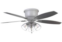 white hugger ceiling fan with light Hugger 52 in. led indoor white ceiling fan with light kit-al383led-wh