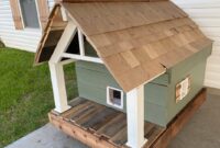 how to build a cat house Simple outdoor cat house plans check more at https