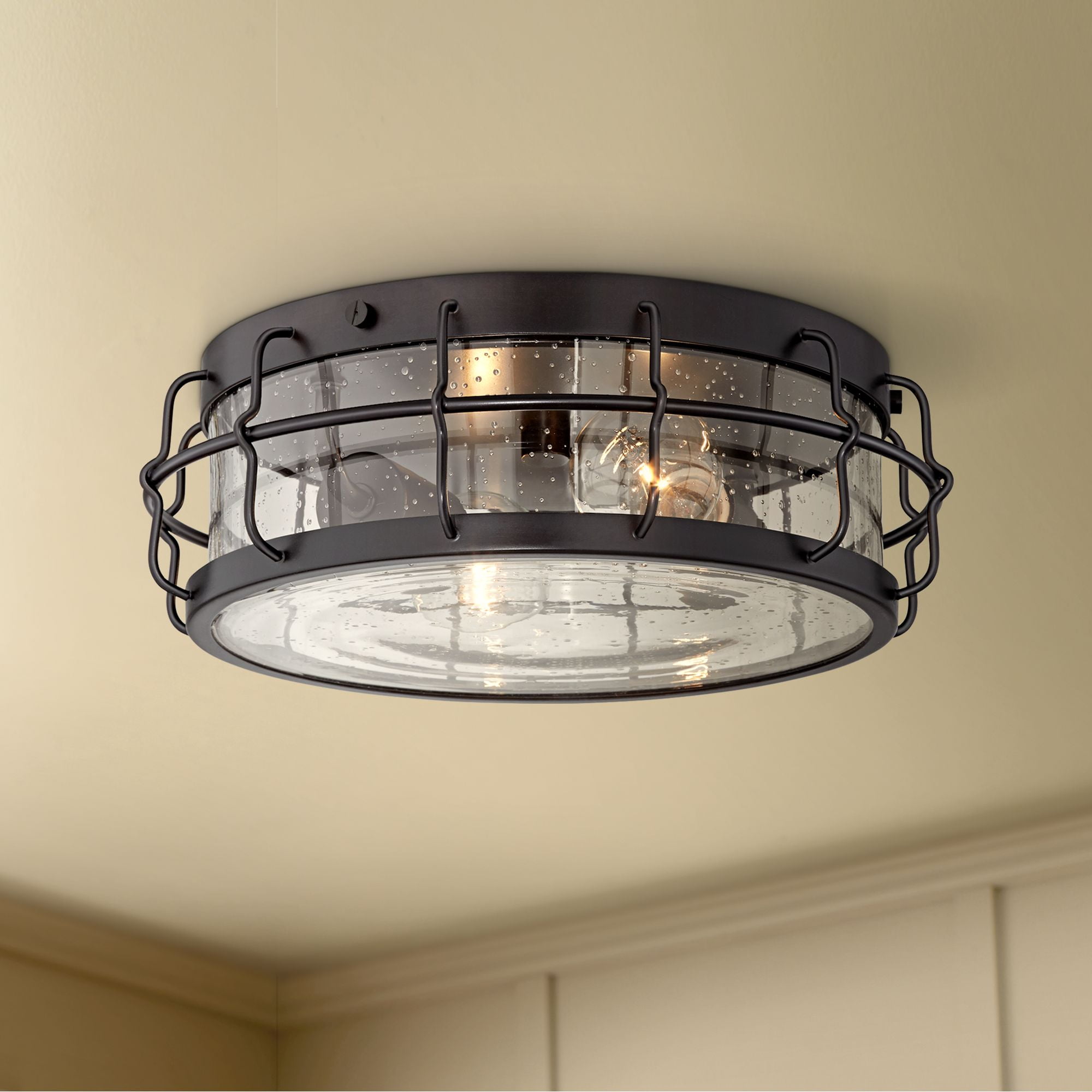 clear glass flush mount ceiling light Ceiling lights flush mount semi globe light steel lighting glass clear electric brushed belsize shade flushmount fans