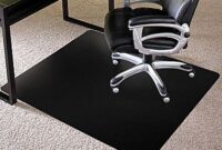 Staples Chair Mats for Carpet Staples® 45" x 53" flat pile carpet chair mat, lip