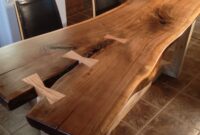 Live Edge River Dining Tables for Sale Live edge river dining table with turquoise glowing resin