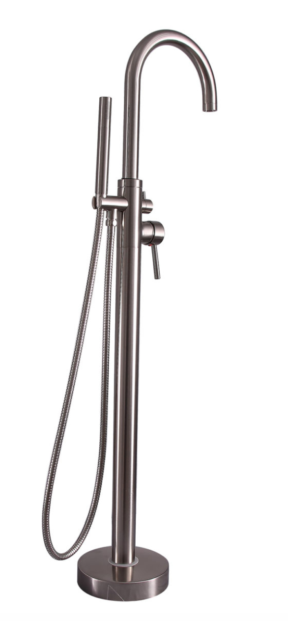 Burney Thermostatic Freestanding Tub Filler - 45-1/2" | Freestanding