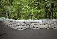 how to build a rock wall How to make a rock garden wall