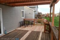 how to build a pergola on a deck Pergola deck floating build