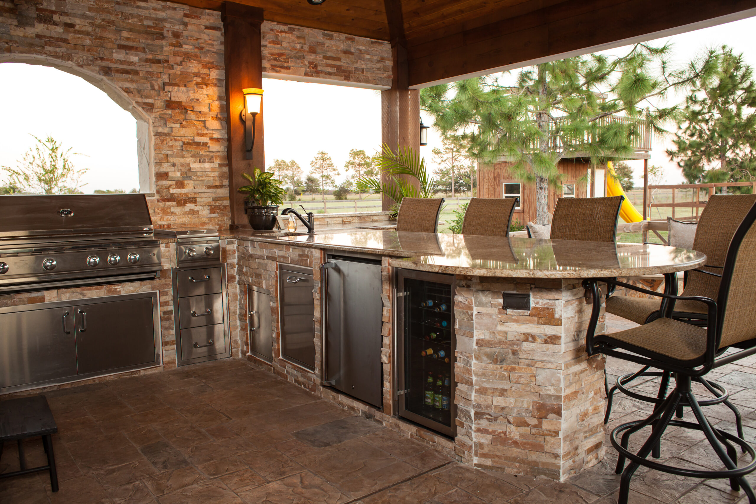 Stone Patio with Grill Ideas 12 some of the coolest initiatives of how to makeover backyard