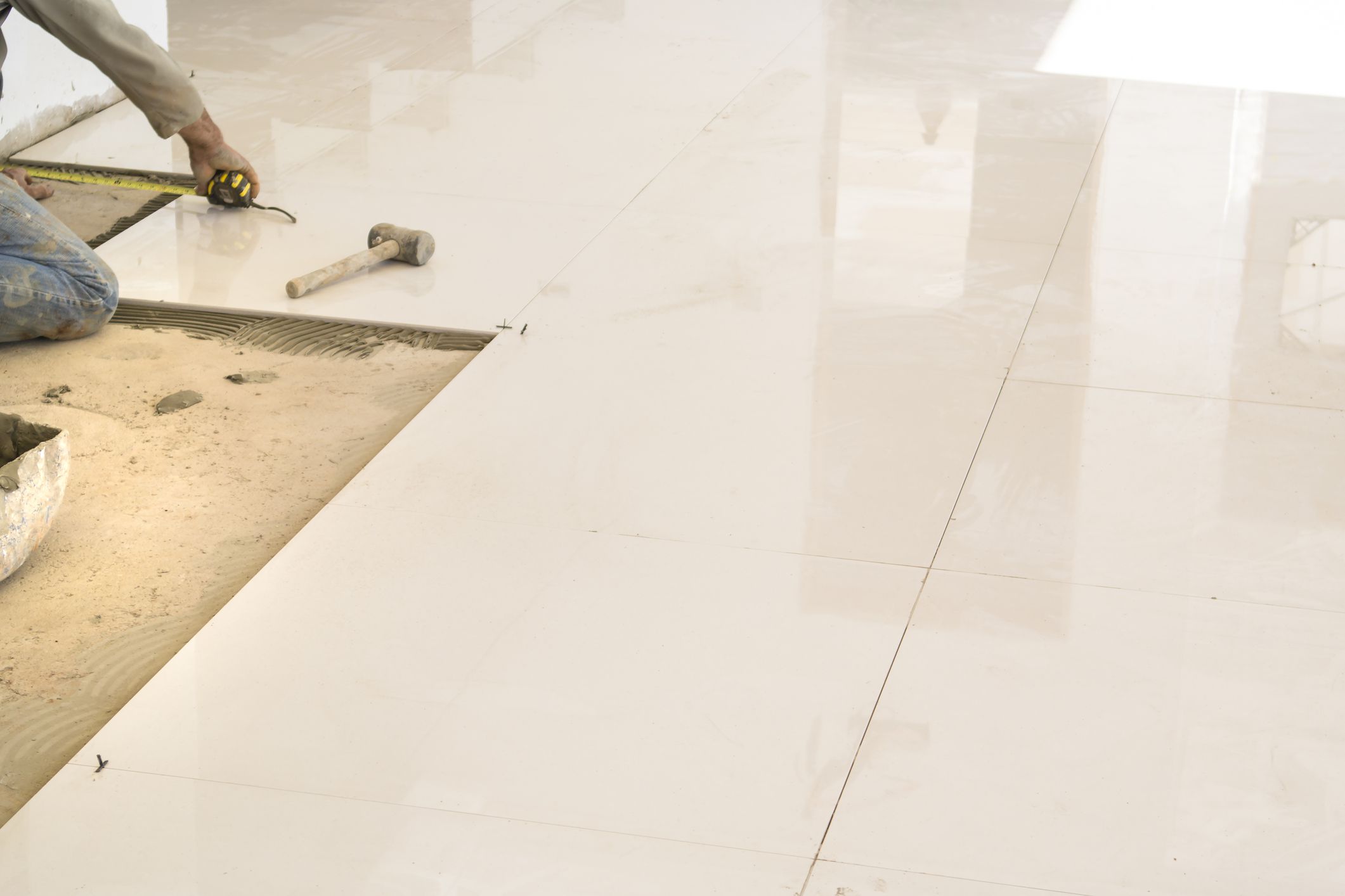 porcelain or ceramic tile for floor Porcelain tile with different types of finishes can be an option in