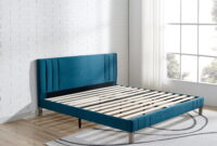 Wood Full Standard Bed Frame with Headboard King bed frame with headboard wood