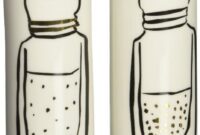 Kate Spade Silver Larabee Dot Salt and Pepper Shakers Kate spade dot/stripe salt & pepper shakers