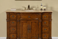 bathroom vanity 48 inch single sink 48 inch single sink bathroom vanity in light walnut uvbh60511548