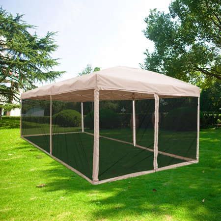 Canopy Sides 20 King canopy 20 ft. x 20 ft. sidewall kit with flaps-swk2020wf-2