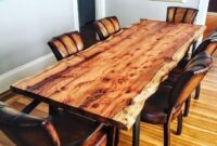 Live Edge Wood Dining Tables for Sale Furniture tables edge table live dining wood slab oak rustic kitchen room slabs wooden custom designs log woodworking living sets