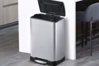 50 liter stainless steel trash can Simplehuman 50l wheeled botes comprar luckystore