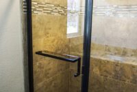 barn door style sliding glass shower doors Sliding frameless shower barn door style doors