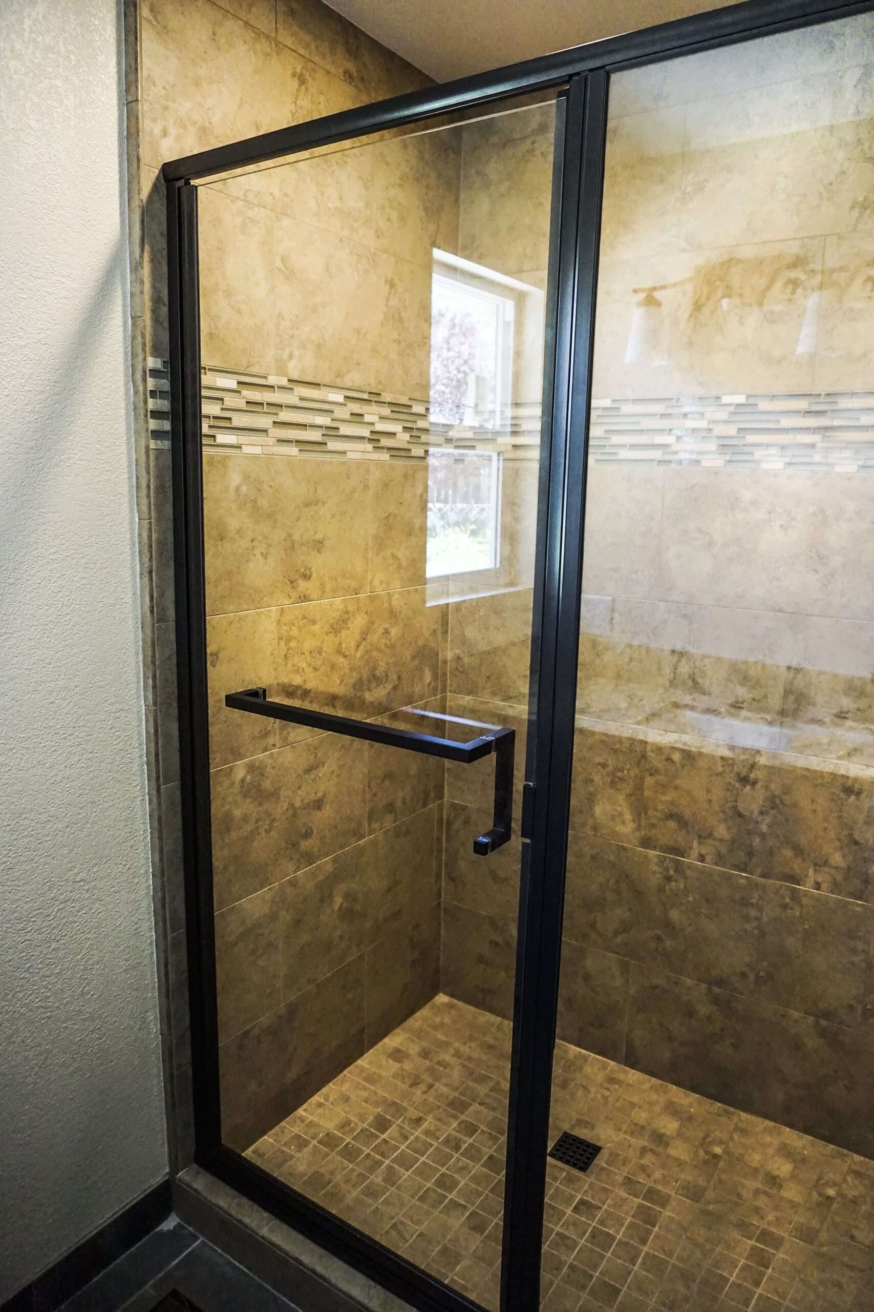 barn door style sliding glass shower doors Sliding frameless shower barn door style doors