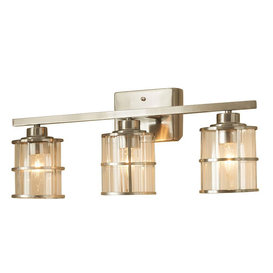 brushed nickel vanity light fixtures Vanity nickel brushed light winslow kichler lighting lights fixtures