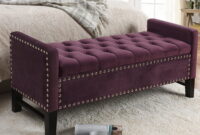 Tufted Platform Bed with Storage Bench Velvet oversize tufted platform bed with tufted storage bench