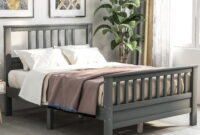 Bed Frame Headboard Wood Full Headboard footboard slat headboards