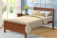 wooden twin bed frame with headboard and footboard Headboard walnut harriet footboard slat sleigh urhomepro bedspread