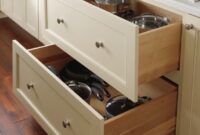 Pots and Pans Drawer Base Kitchen Cabinet Drawers lids