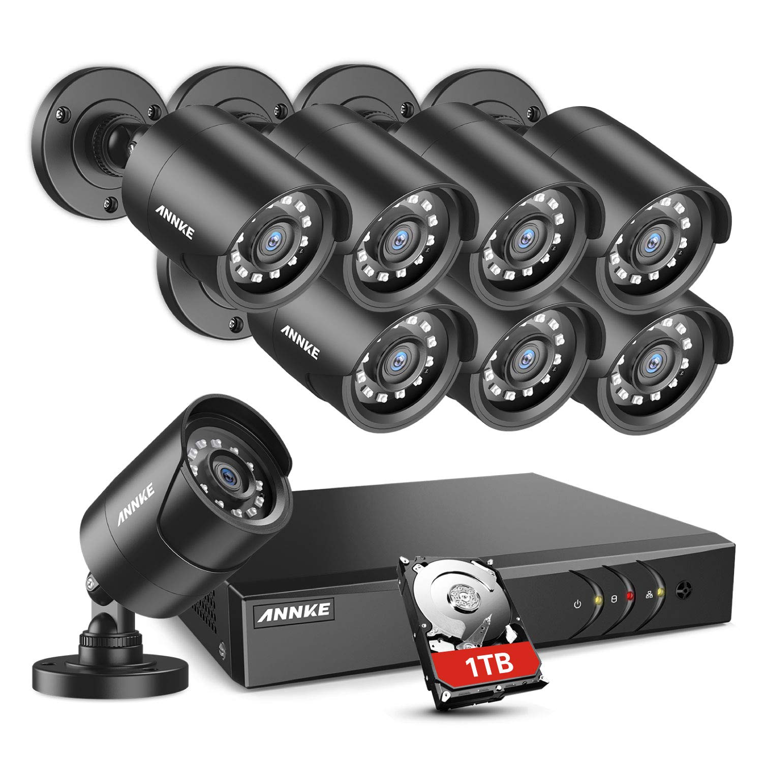 annke 8 channel security camera system System dvr annke surveillance cctv 5mp weatherproof ip66 playback 1tb 8x alarmas ultimatesecurehome epictop10 5beasts outdoorysk