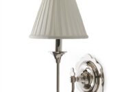 wall sconce with fabric shade Fabric sconce shade wall sconces bathroom waterworks pleated shades marley mounted arm single store