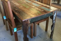 Reclaimed Wood Dining Table Sets Stony brook reclaimed barn wood laredo dining table