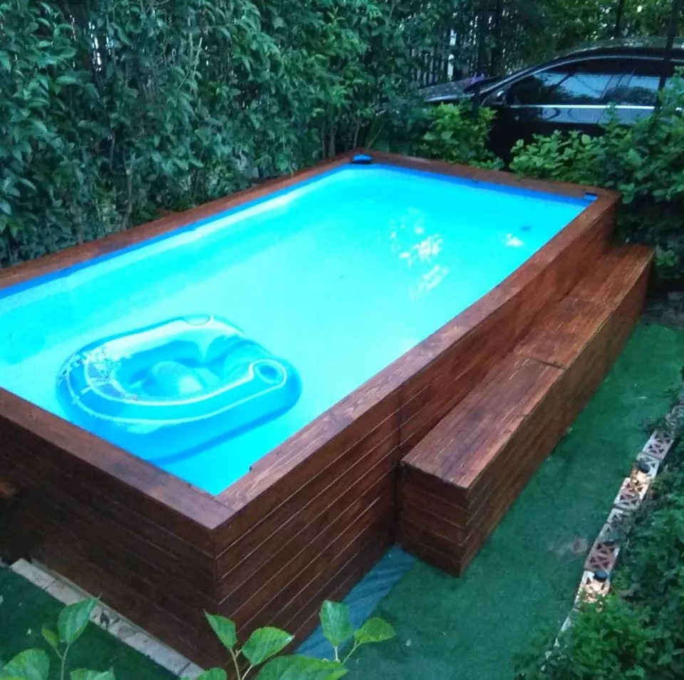 12 Above-Ground Swimming Pool Designs in 2020 | Diy swimming pool, Best