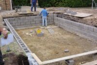 how to build an above ground concrete pool How do you build a concrete above ground pool?