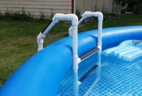 How to Build Above Ground Pool Ladder Diy above ground pool ladder / stairs